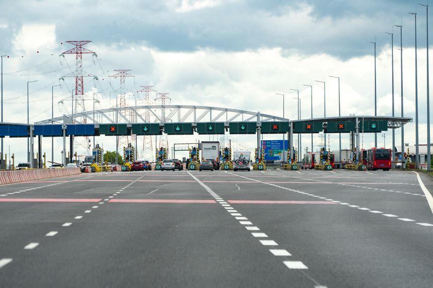 Pobór opłat na autostradzie A2