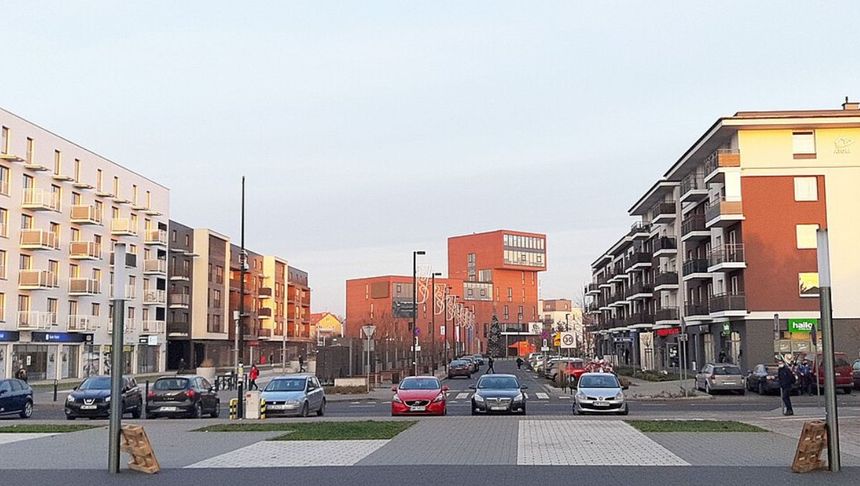 Siechnice, Widok na Urząd Miasta
