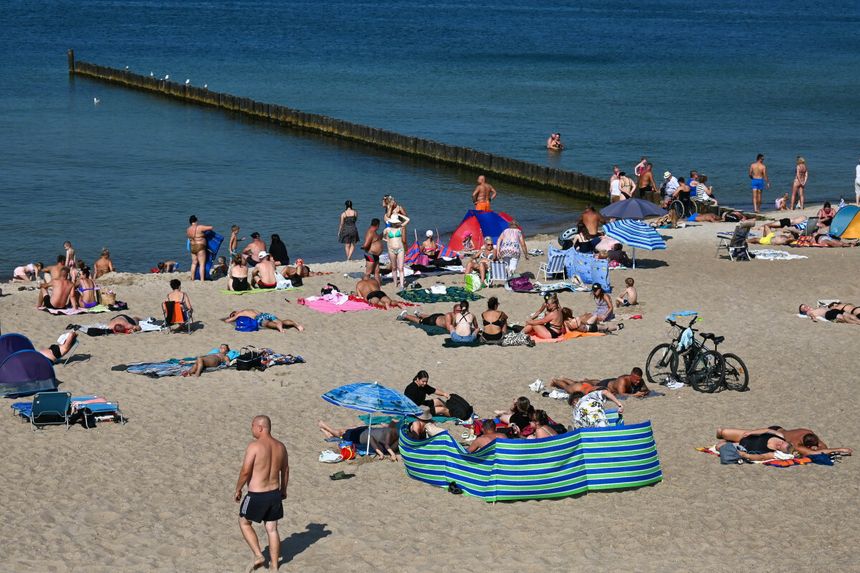 Plaża w Mielnie