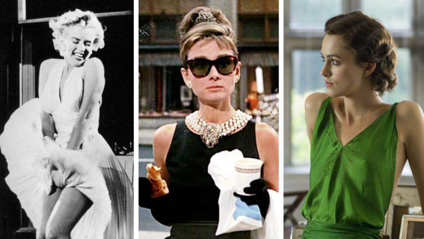 Marylin Monroe, Audrey Hepburn, Keira Knightley