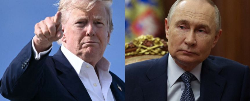 Donald Trump Władimir Putin