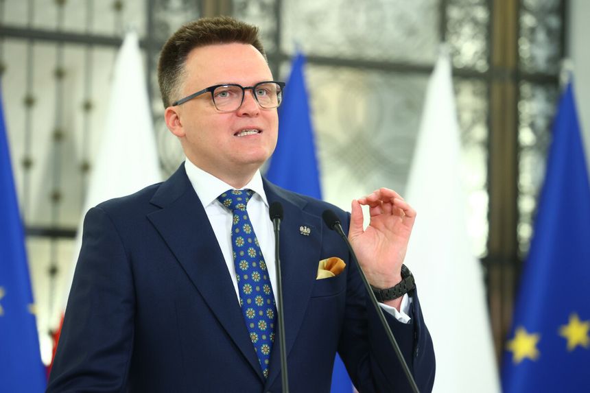 Marszałek Sejmu Szymon Hołownia