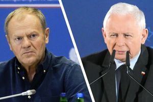 Donald Tusk. Jarosław Kaczyński