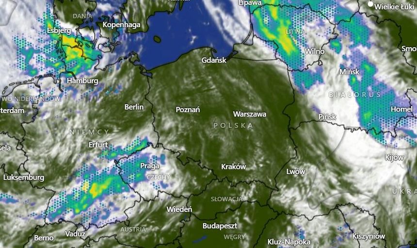 Prognozowane deszcze