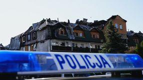 ząbki pożar bloku policja