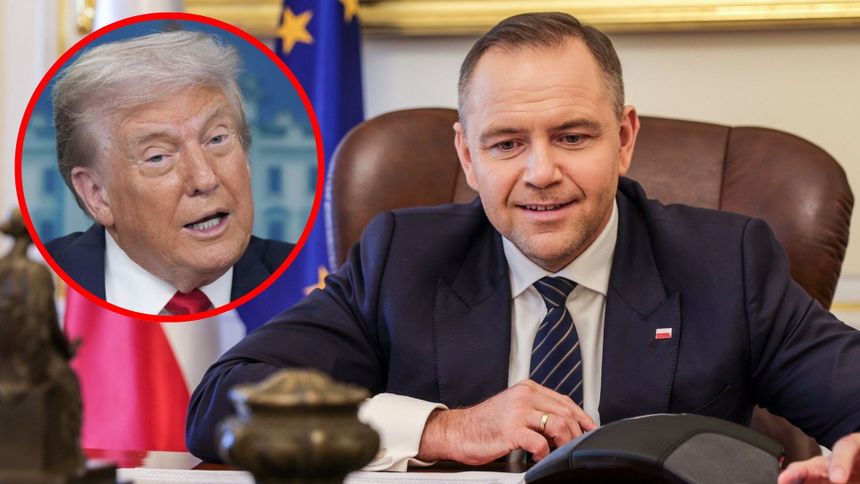Prezydent Karol Nawrocki. Prezydent USA Donald Trump