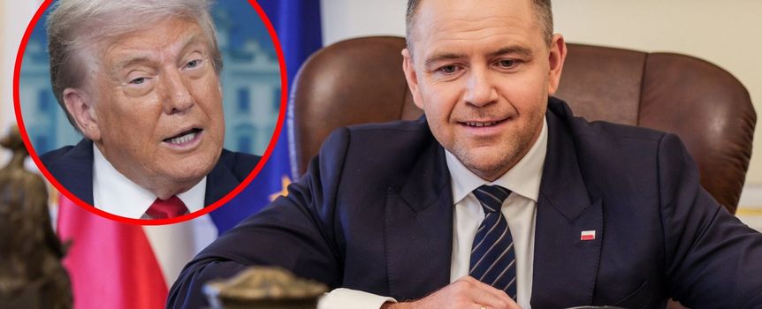 Prezydent Karol Nawrocki. Prezydent USA Donald Trump