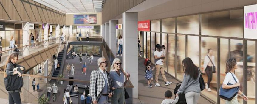 centrum handlowe Plac Wiślany (wizualizacja)