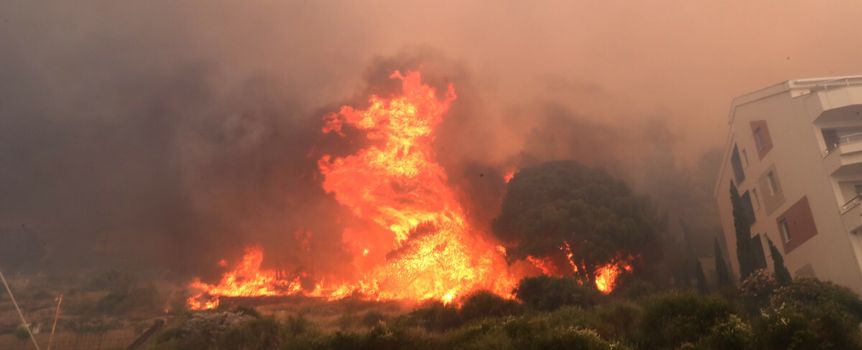 Chorwacja. Pożary w Dalmacji, ewakuacja turystów