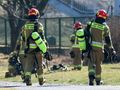 Pożar na Sadybie, strażacy ujawnili ciało