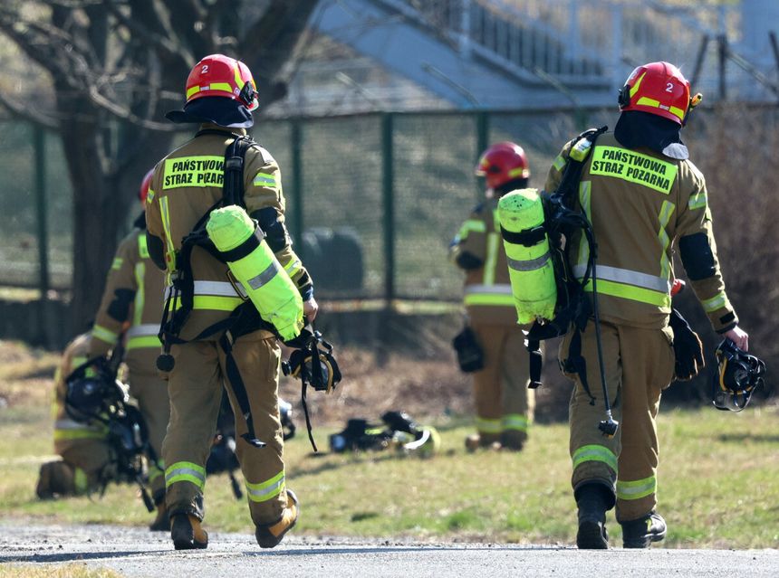 Pożar na Sadybie, strażacy ujawnili ciało
