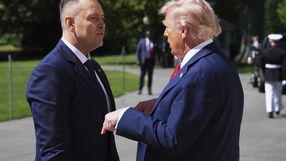 Prezydent Karol Nawrocki i prezydent Donald Trump w Waszyngotnie
