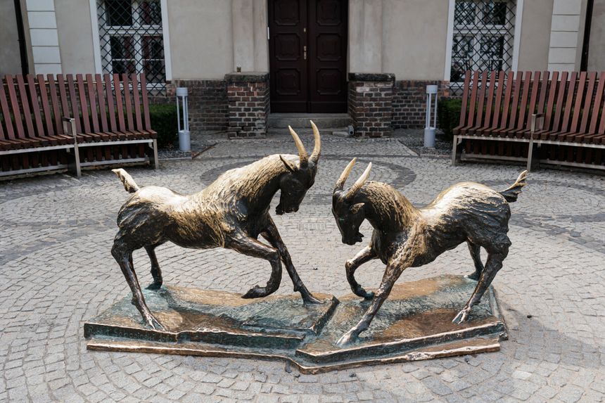 Pomnik koziołków w Poznaniu