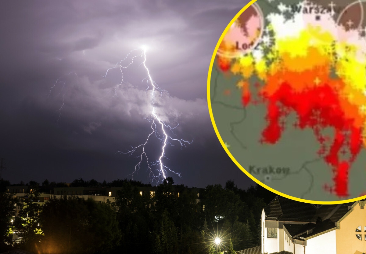 Radar pogodowy burz i opadów na żywo. Sprawdź, gdzie jest teraz burza