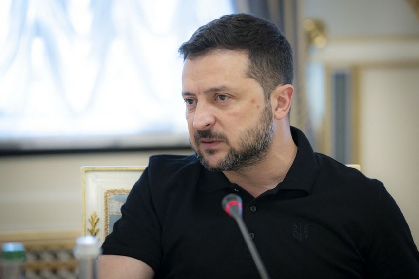 Prezydent Ukrainy Wołodymyr Zełenski