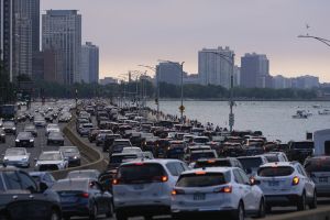 Korek drogowy w Chicago