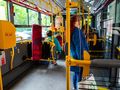 autobus, kasownik, pasażerka