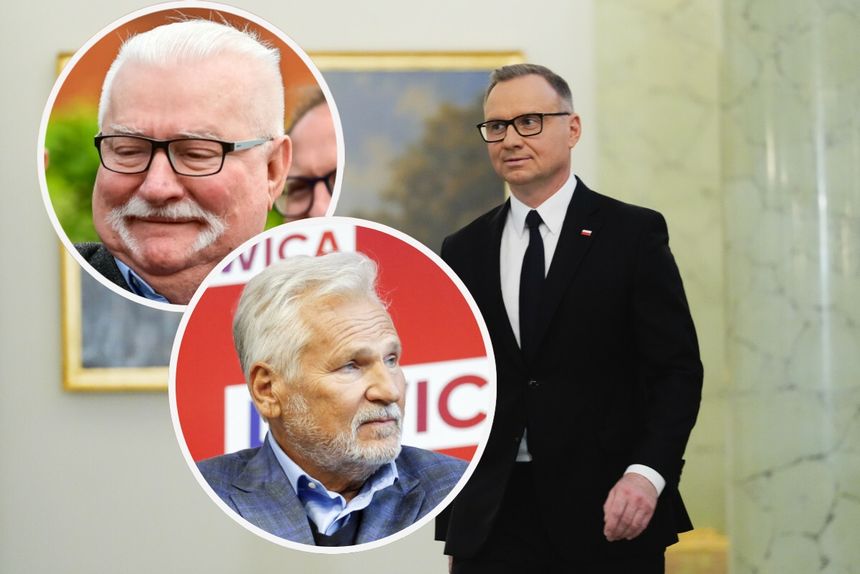 Wałęsa, Kwaśniewski, Duda