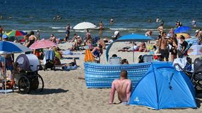 plaża na Bałtykiem