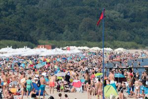 Czerwona flaga w Sopocie