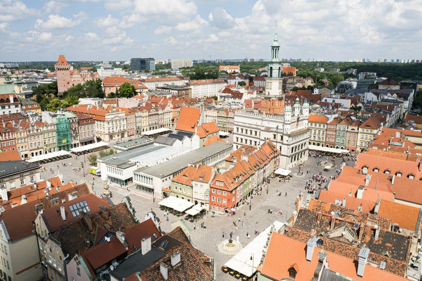 Poznań z lotu ptaka