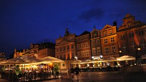 Poznań nocą