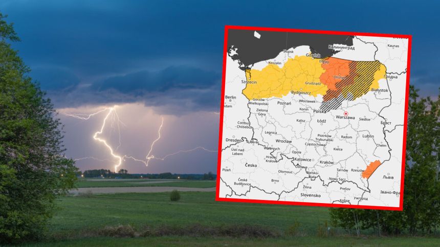 Ostrzeżenia IMGW przed burzami