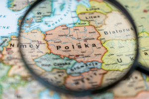 mapa Polski 