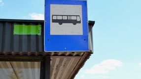 Przystanek autobusowy w Poznaniu