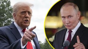 Prezydent USA Donald Trump. Prezydent Rosji Władimir Putin
