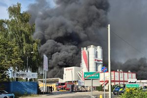 pożar na śląsku