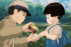 "Grobowiec świetlików" kadr z filmu