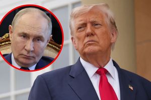 Prezydent USA Donald Trump. Prezydent Rosji Władimir Putin