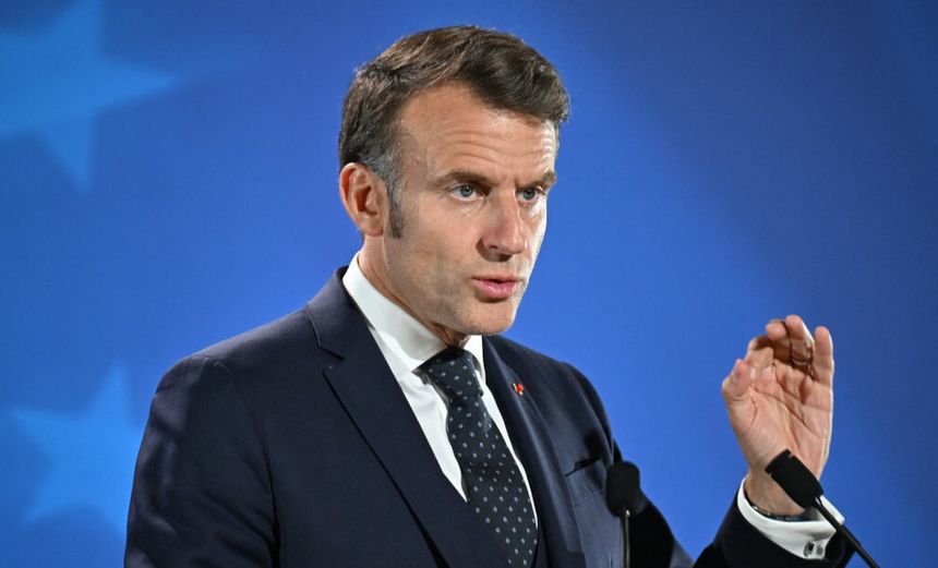 Prezydent Francji Emmanuel Macron