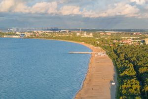 Gdańsk - plaża i molo w Brzeźnie