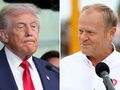Prezydent USA Donald Trump. Premier Donald Tusk