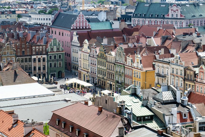 Poznań z lotu ptaka
