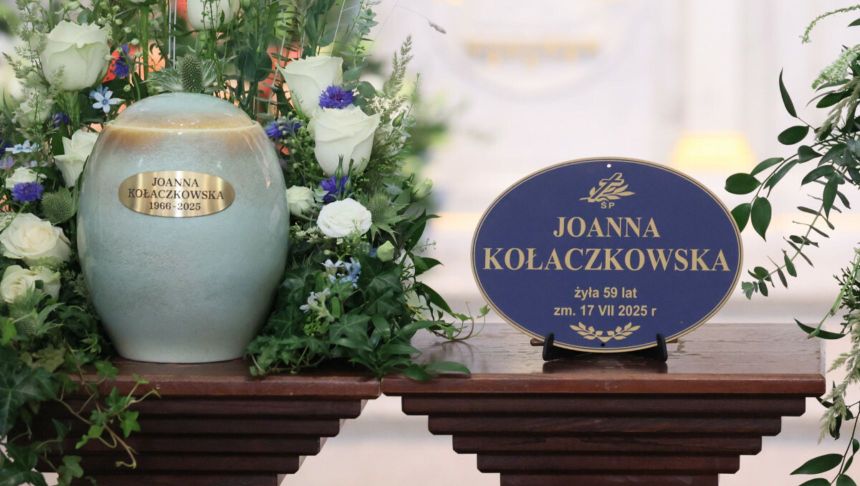 Tak wyglądał pogrzeb Kołaczkowskiej. Piękne, co powiedział ksiądz