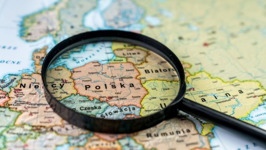 mapa Polski