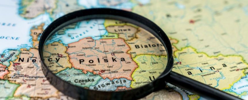 mapa Polski