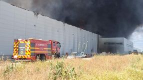 pożar hali LPP w Rumunii