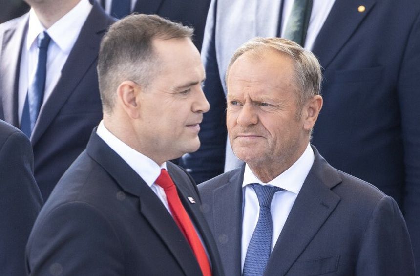 Prezydent Karol Nawrocki i premier Donald Tusk