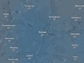 Mapa pogodowa deszczu i burzy