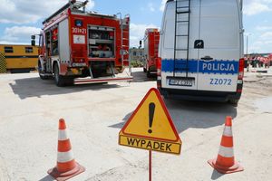 Wypadek na przejeździe kolejowym