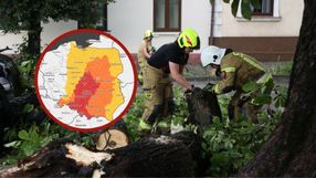mapa IMGW niebezpieczna pogoda w Polsce