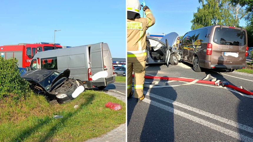 Karambol na Drodze Krajowej nr 50