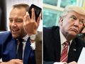 Prezydent elekt Karol Nawrocki. Prezydent USA Donald Trump