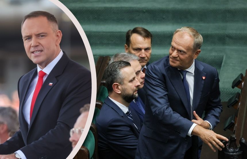 Tusk i Nawrocki