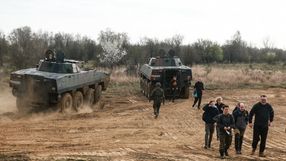 Ćwiczenia na poligonie w Biedrusku