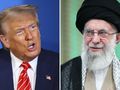 Prezydent USA Donald Trump. Najwyższy irański przywódca ajatollah  Ali Chamenei